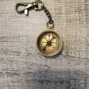 Compass Key Chain 1-1/2" Diameter